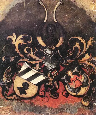 Combined Coat of Arms of the Tucher and Rieter Families Albrecht Durer